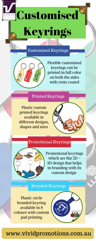 Shop Customised Keyrings | Vivid Promotions