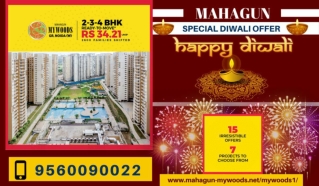 Mahagun Mywoods Greater Noida West, Diwali offers, 9560090022