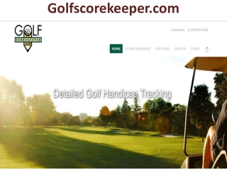 Buy Online Golf League Software