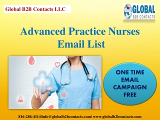 Advanced Practice Nurses Email List