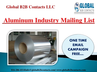 Aluminum Industry Mailing List