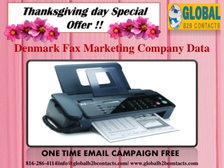 Denmark Fax Marketing Company Email Data