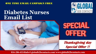 Diabetes Nurses Email data