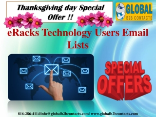 eRacks Technology Users Email data