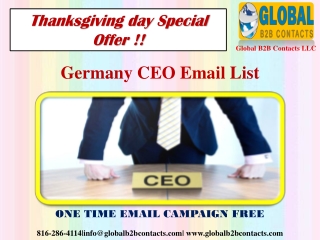 Germany CEO Email Data
