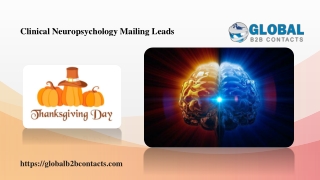 Clinical Neuropsychology Mailing Leads