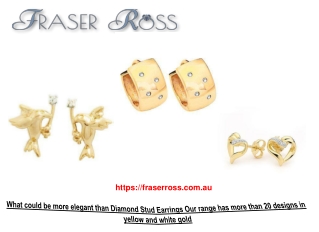 Diamond Set Earrings - Fraserross.Com.Au