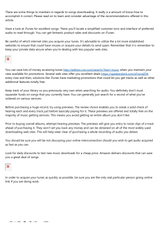 Very good Strong Advice About Tunes Downloads That Anyone Can Use