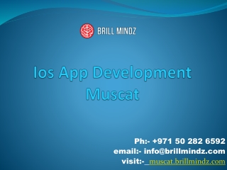 iOS App Development Company Muscat | Brillmindz