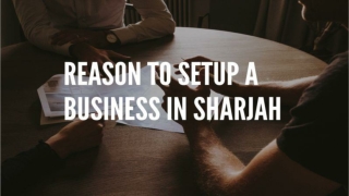 Reasons to Setup Business in Sharjah