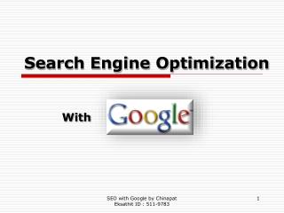 Search Engine Optimization