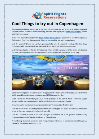 Cool Things to try out in Copenhagen