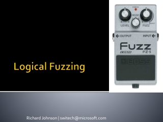 Logical Fuzzing