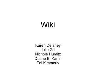 Wiki