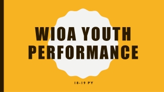 WIOA Youth Performance