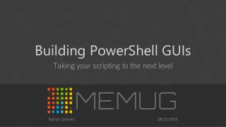 Building PowerShell GUIs