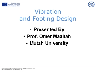 Vibration and Footing Design