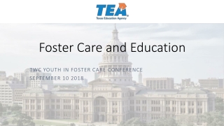 Foster Care and Education