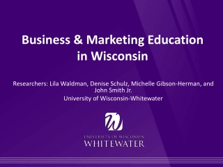 Business &amp; Marketing Education in Wisconsin