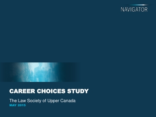 CAREER CHOICES STUDY