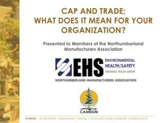 Cap and Trade; What Does it Mean For Your Organization ?