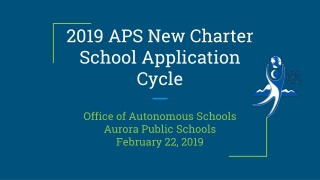 2019 APS New Charter School Application Cycle