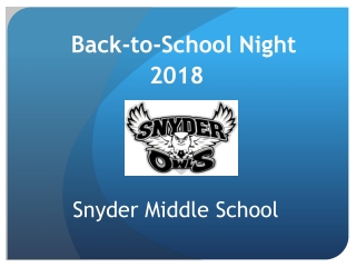 Snyder Middle School