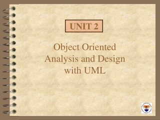 Object Oriented Analysis and Design with UML