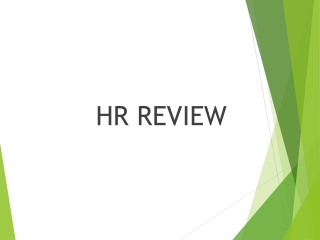 HR REVIEW