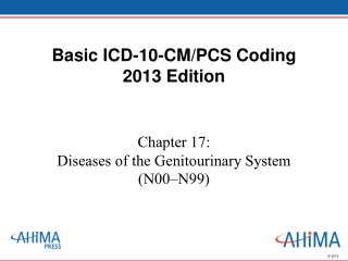 Basic ICD-10-CM/PCS Coding 2013 Edition