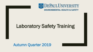 Laboratory Safety Training