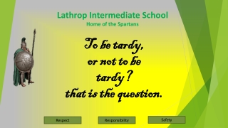 Lathrop Intermediate School Home of the Spartans