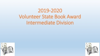 2019-2020 Volunteer State Book Award Intermediate Division