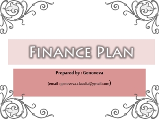 Finance Plan