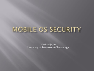 Mobile OS Security