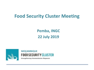 Food Security Cluster Meeting