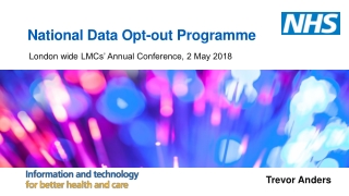 National Data Opt-out Programme