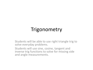 Trigonometry