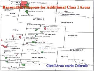 Class I Areas nearby Colorado