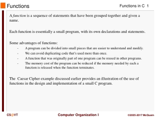 Functions