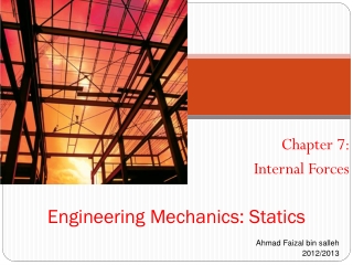 Engineering Mechanics: Statics