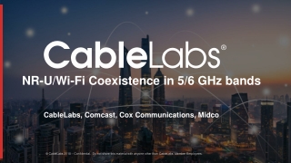 NR-U/Wi-Fi Coexistence in 5/6 GHz bands