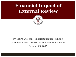 Financial Impact of External Review