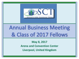 Annual Business Meeting &amp; Class of 2017 Fellows