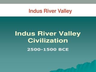 Indus River Valley