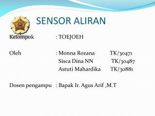 SENSOR ALIRAN