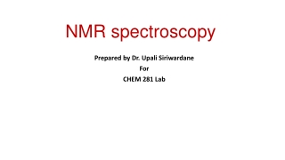 NMR spectroscopy