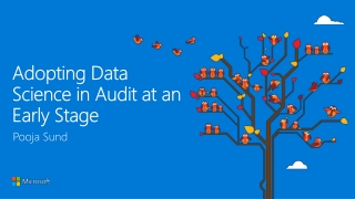 Adopting Data Science in Audit at an Early Stage