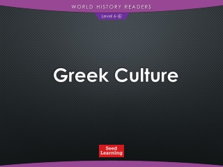 Greek Culture