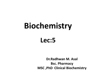 Biochemistry